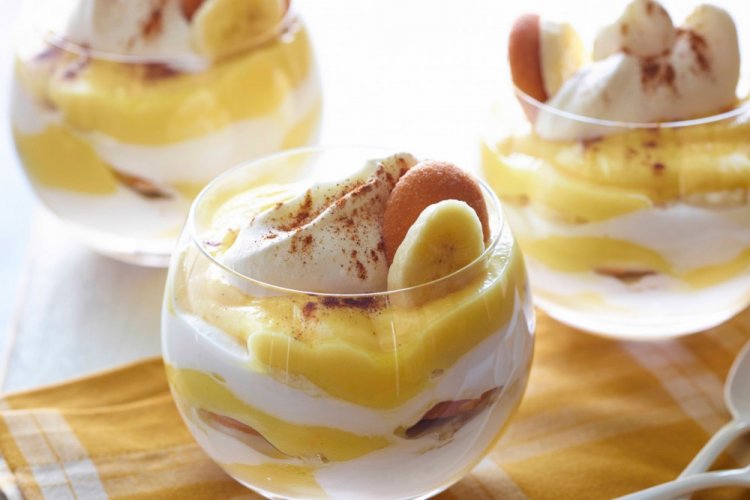 Банановый трайфл с мускатом