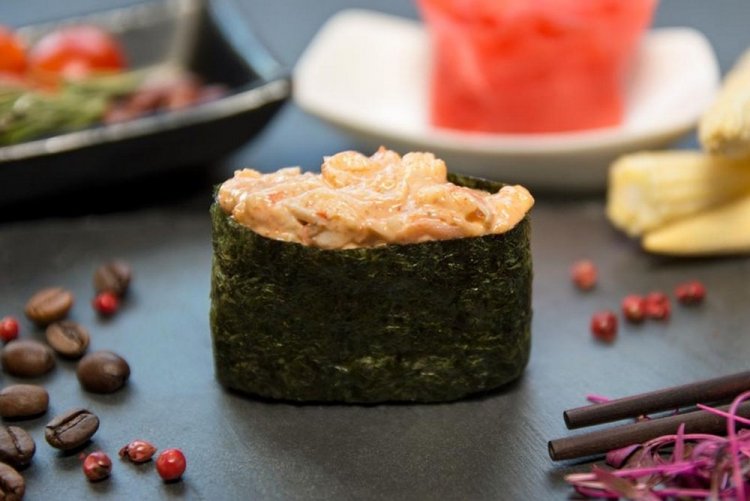 Гунканы с лососем