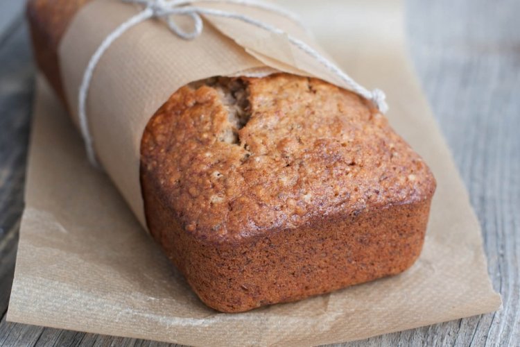 Банановый кекс на сметане