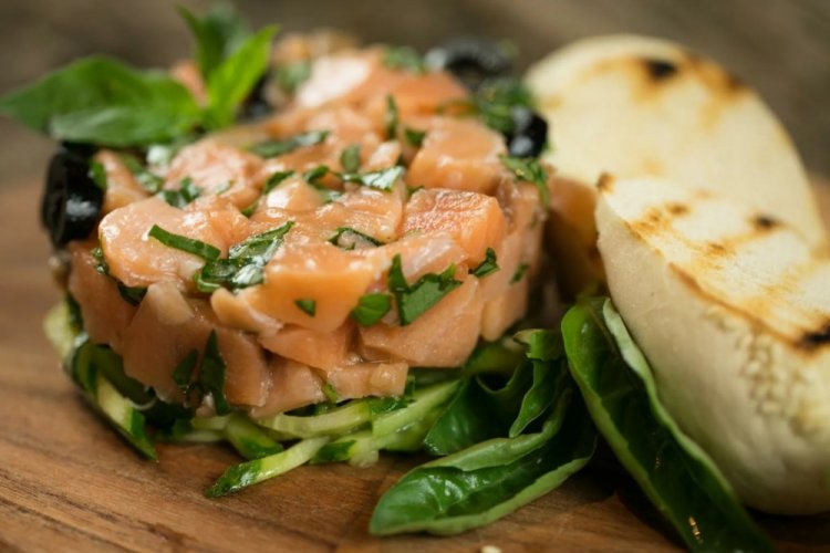 Тартар из лосося