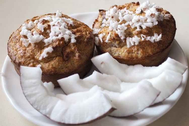 Кокосовые маффины
