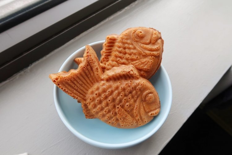 Тайяки с лососем и сливочным сыром