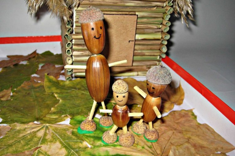 Поделки из желудей – фото и идеи