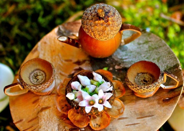 Поделки из желудей – фото и идеи