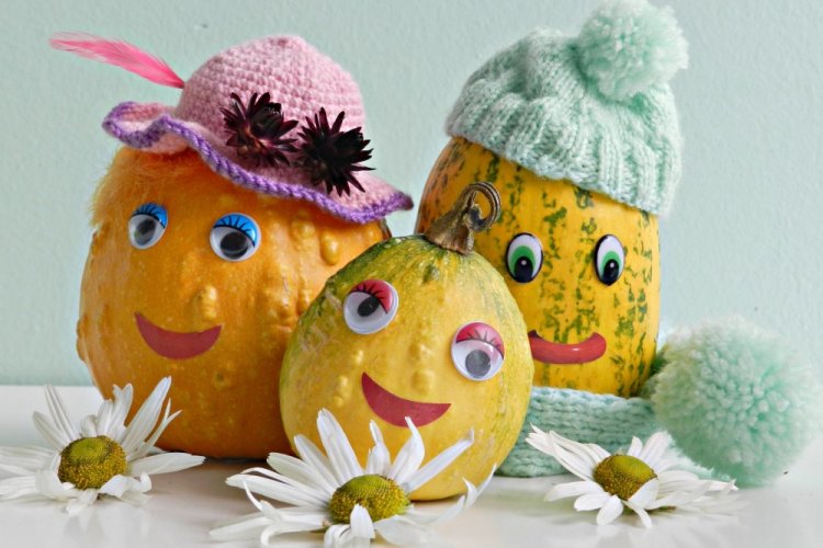 Поделки из тыквы – фото и идеи