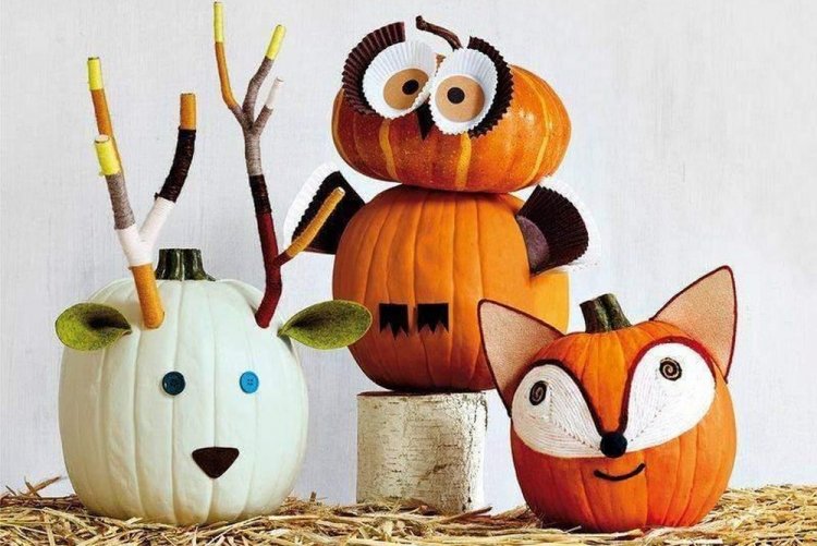 Поделки из тыквы – фото и идеи
