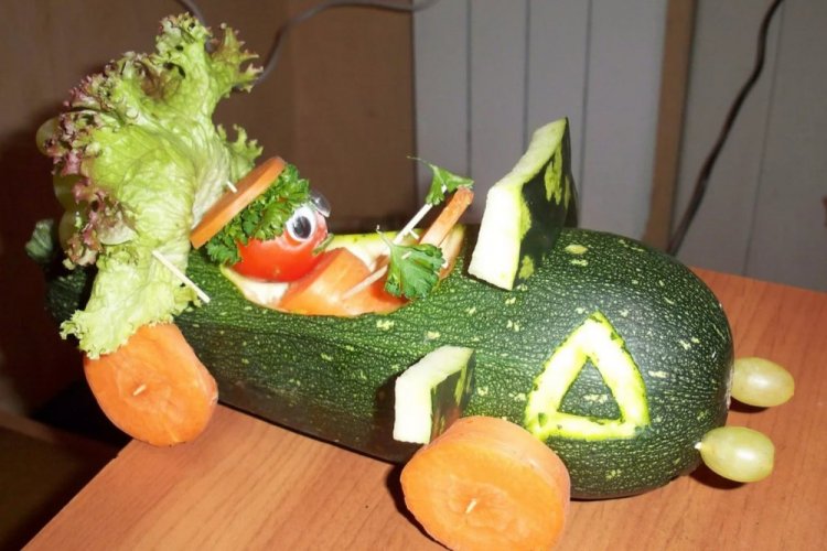 Поделки из кабачков - фото