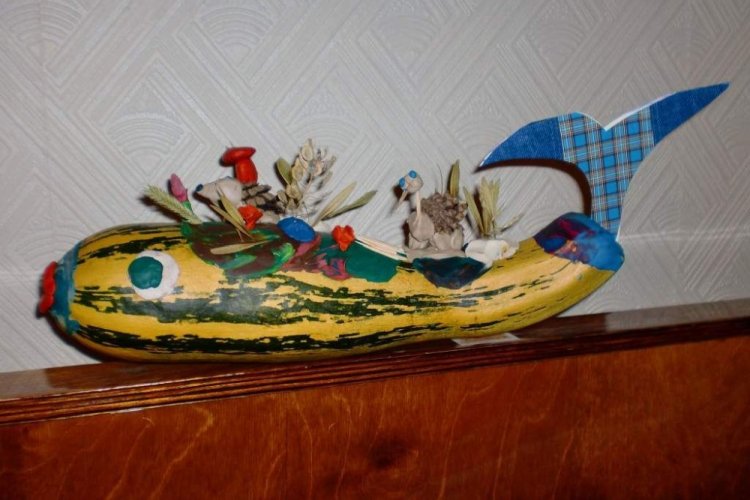 Поделки из кабачков - фото