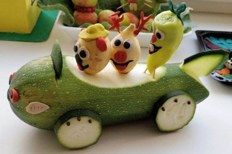 Поделки из кабачков - фото