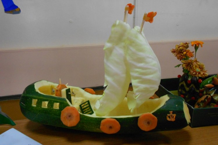 Поделки из кабачков - фото