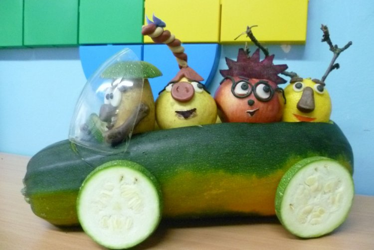 Поделки из кабачков - фото