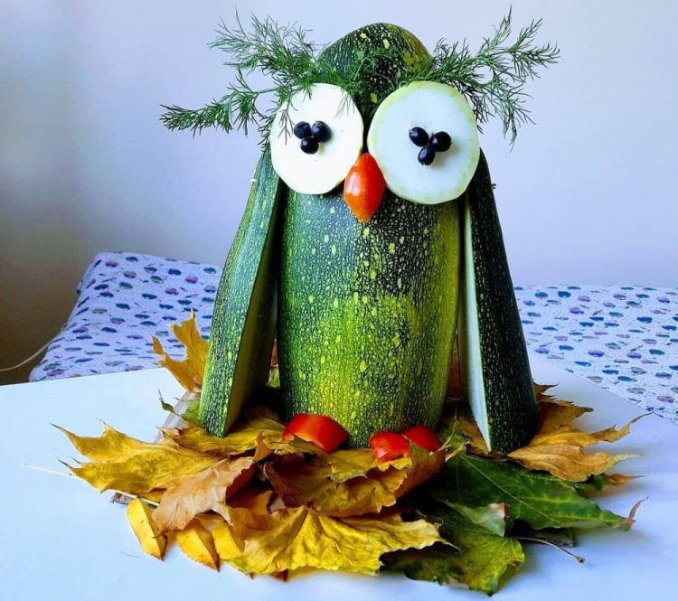 Поделки из кабачков - фото