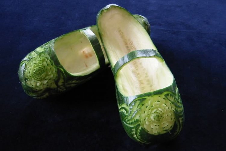 Туфельки из кабачков