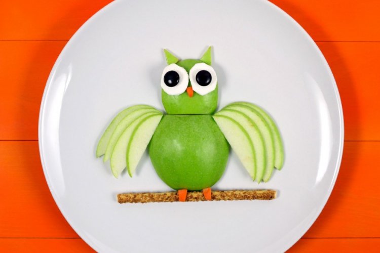 Поделки из яблок - фото