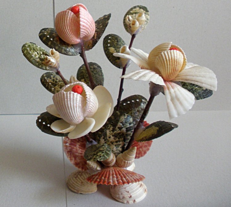 Поделки из ракушек - фото