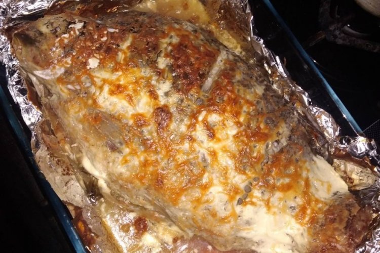 Карп в сметанно-медовом маринаде