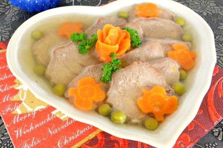 Заливное из языка без желатина