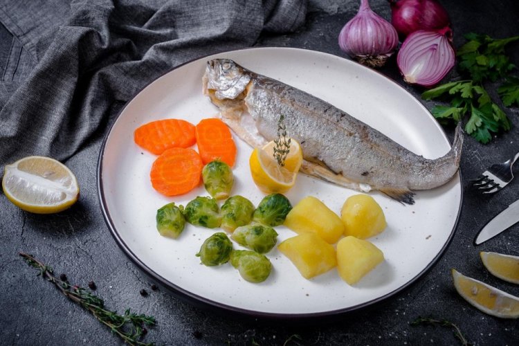 Форель в пароварке