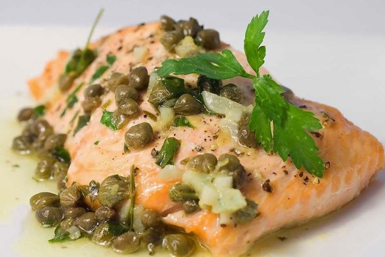 Форель с каперсами