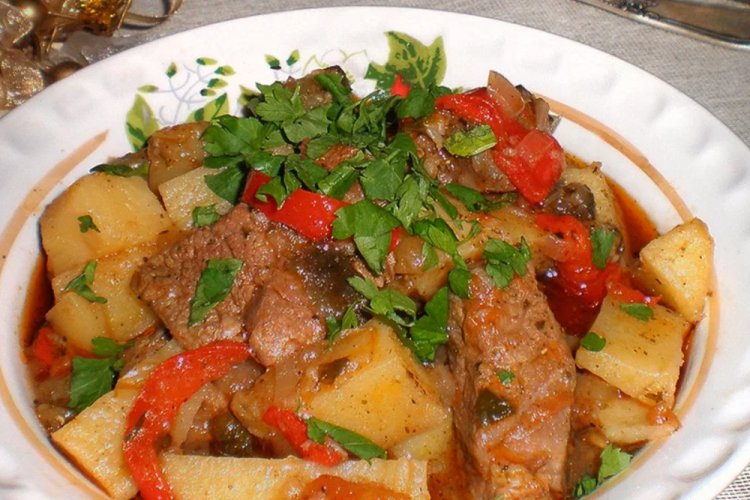 Чанахи с говядиной в мультиварке