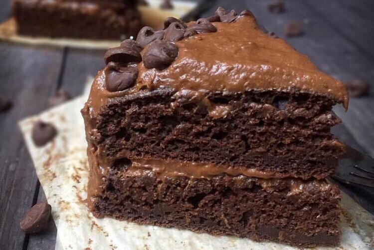 Постный шоколадный торт