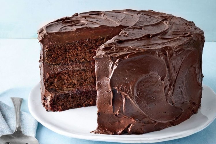 Шоколадный торт с лимонной цедрой