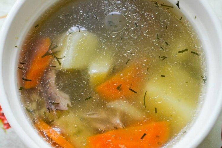 Деревенская уха из карасей