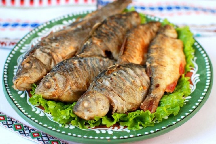 Жареные караси
