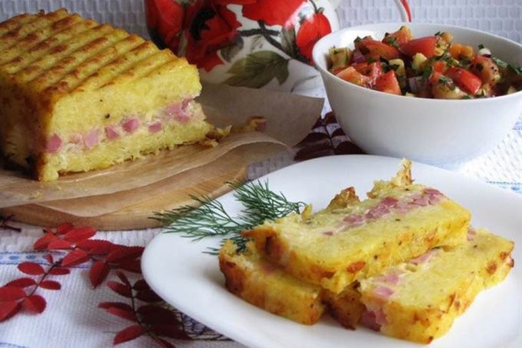 Террин из картофеля с беконом