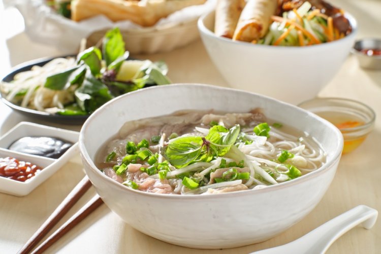 Суп Фо Бо с рыбой