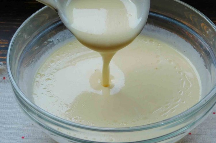 Кокосовое тесто на блины