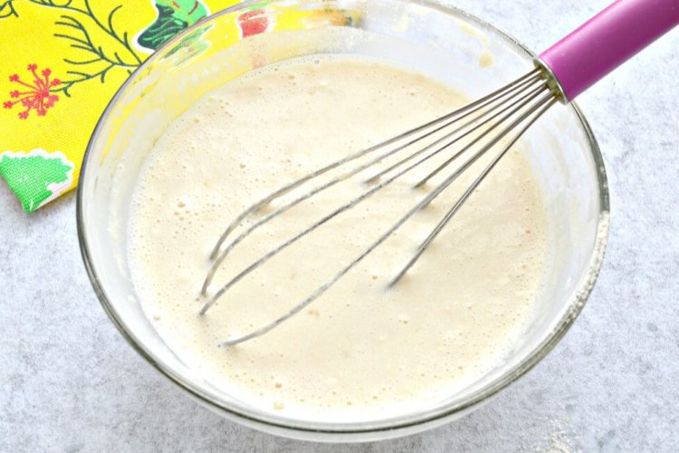 Тесто на блины с крахмалом