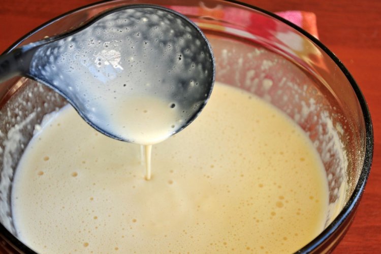 Тесто для блинов на минералке