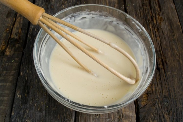 Сырное тесто на блины