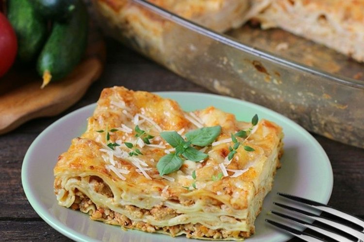 Лазанья с курицей