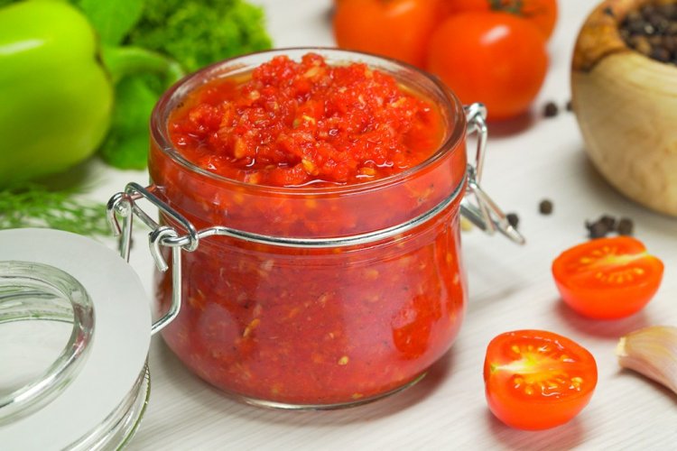Грузинская аджика из помидоров на зиму