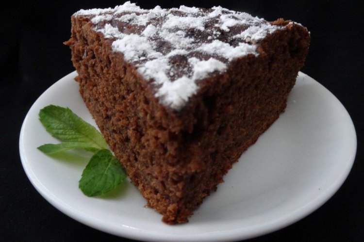 Шоколадный пирог с кабачками