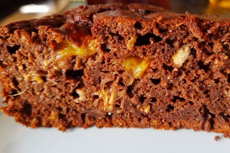 Шоколадный пирог с апельсинами