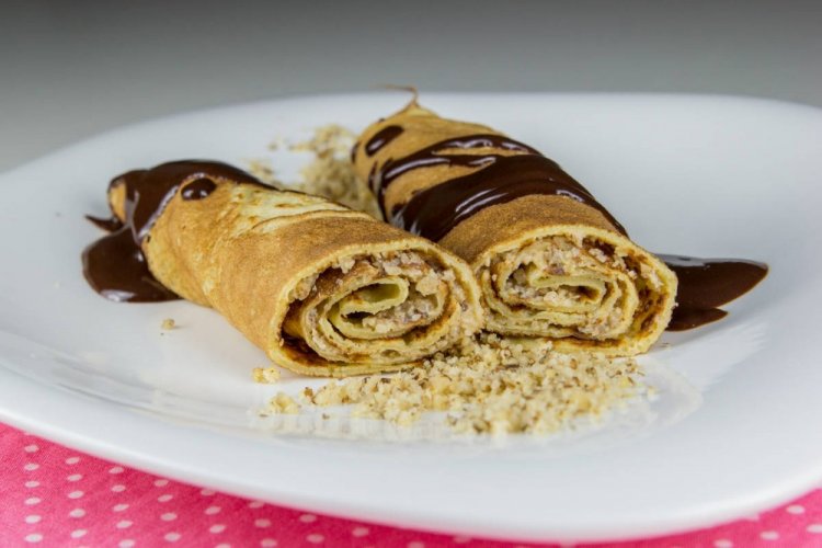 Палачинки с орехами