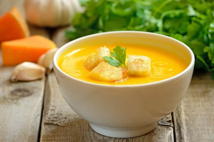 Суп-пюре из тыквы для детей