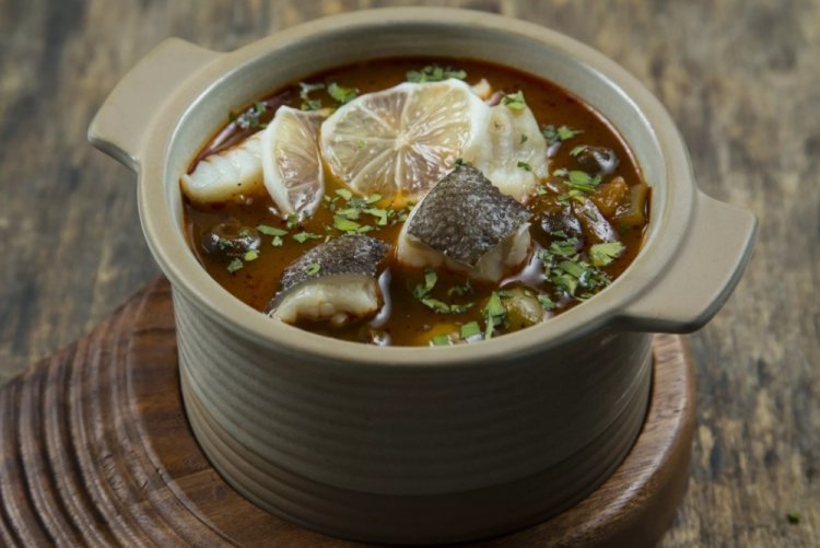 Солянка с морепродуктами