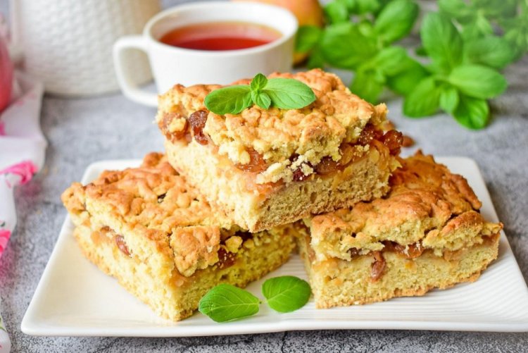 Тертый яблочный пирог