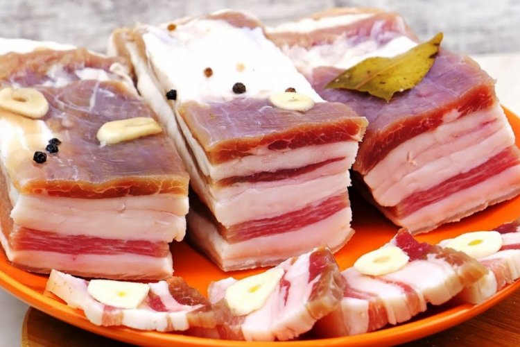 Сало в рассоле для долгого хранения