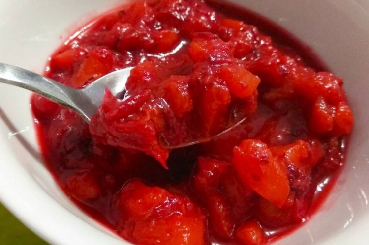 Варенье из тыквы с клюквой