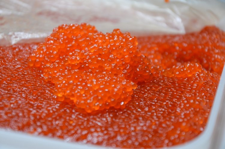 Икра форели в сахаре
