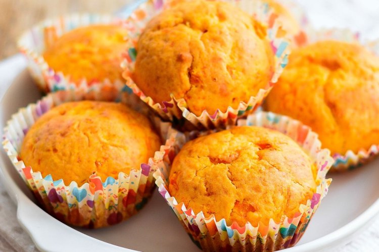 Маффины из тыквы, моркови и бананов