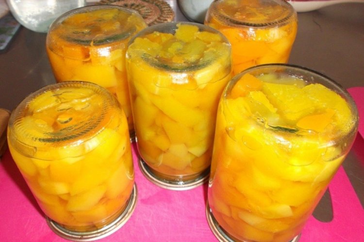 Тыквенный компот на зиму