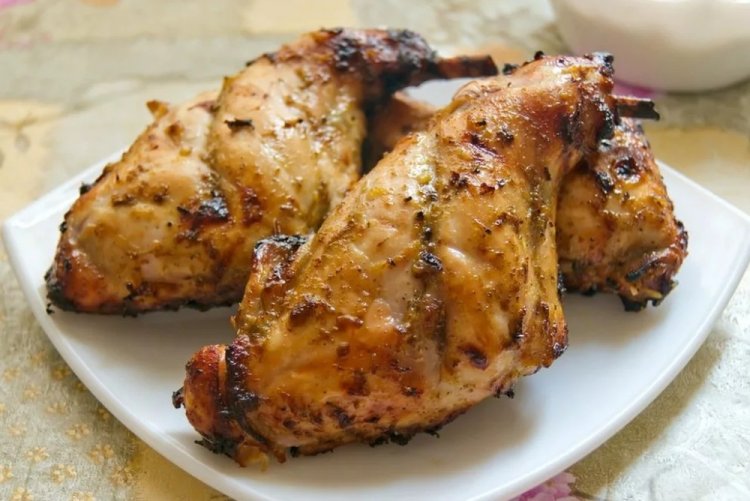 Кролик с медом в духовке