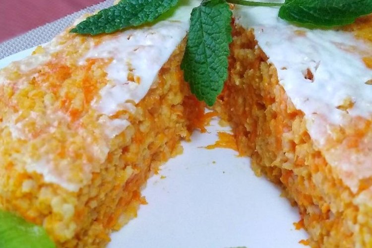 Сладкая рисовая запеканка с тыквой