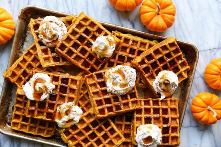 Вафли из тыквы